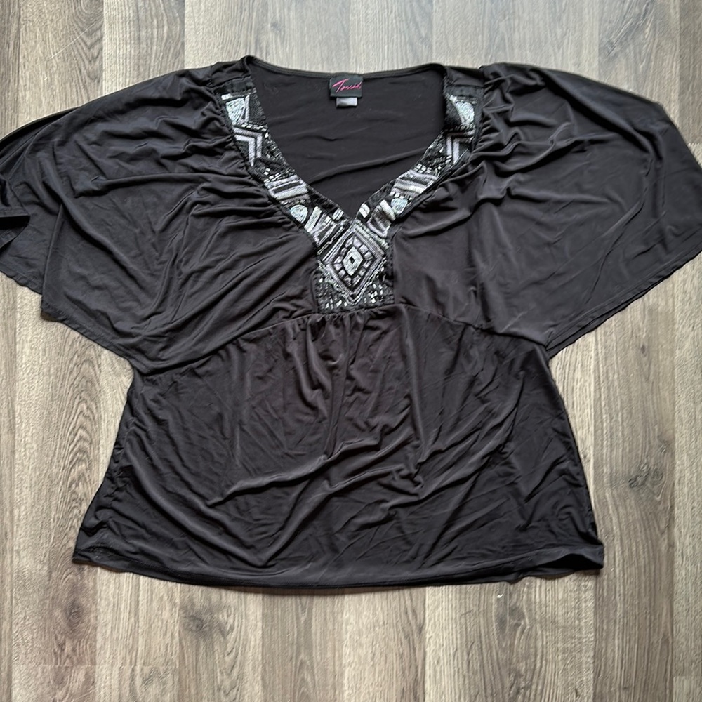 Torrid black beaded top